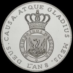 Haiti 1811 Spink Patina Collection Fantasy Pattern Silver Proof Crown Reverse