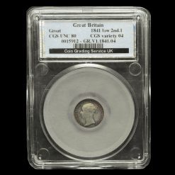 1841 Queen Victoria Young Head Silver Fourpence / Groat