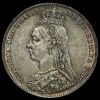 1889 Queen Victoria Jubilee Head Silver Shilling Obverse