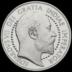 1902 Edward VII Spink Patina Collection Silver Proof Double Florin Obverse