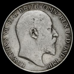1908 Edward VII Silver Florin Obverse