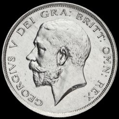 1915 George V Silver Half Crown Obverse