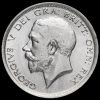 1918 George V Silver Half Crown Obverse