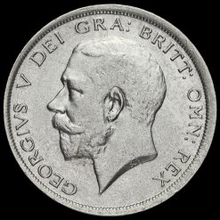 1920 George V Silver Half Crown Obverse