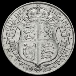 1920 George V Silver Half Crown Reverse