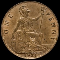1921 George V Penny Reverse