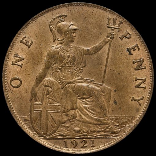 1921 George V Penny Reverse