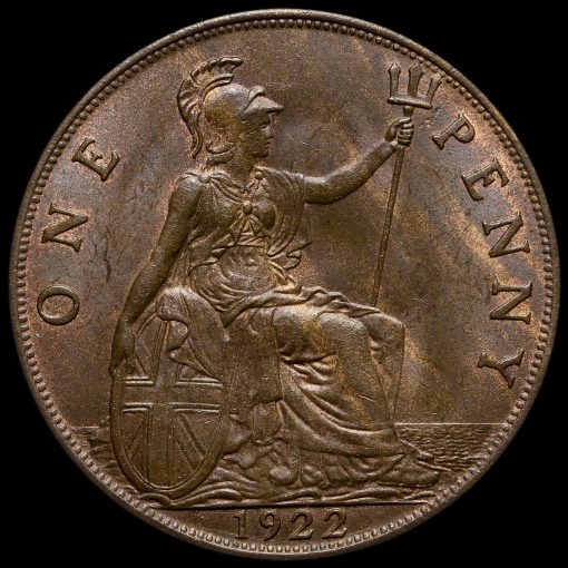 1922 George V Penny Reverse