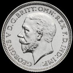 1927 George V Proof Silver Sixpence Obverse