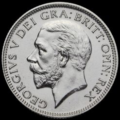 1927 George V Proof Silver Shilling Obverse