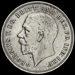 1935 King George V Rocking Horse Silver Jubilee Crown Obverse