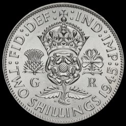1945 George VI Silver Two Shilling Coin / Florin Reverse