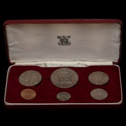 Jamaica Royal Mint 1969 Proof Six Coin Set in Case