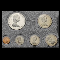 British Virgin Islands 1973 Proof Coin Set Obverses