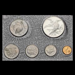 British Virgin Islands 1973 Proof Coin Set Reverses