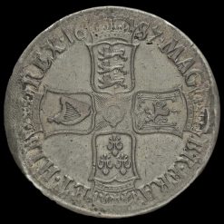 1687 James II Early Milled Silver Crown Reverse