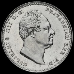 1834 William IV Milled Silver Shilling Obverse