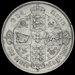 1859 Queen Victoria Gothic Florin Reverse