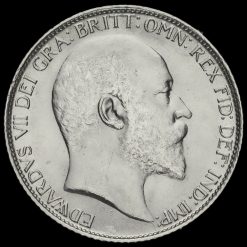 1910 Edward VII Silver Sixpence Obverse