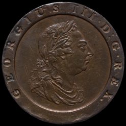 1797 George III Cartwheel Twopence Obverse