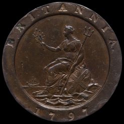 1797 George III Cartwheel Twopence Reverse