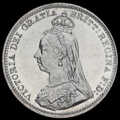 1890 Queen Victoria Jubilee Head Silver Threepence Obverse
