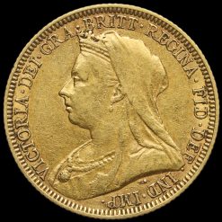 1894 Queen Victoria Veiled Head Gold Full Sovereign Obverse