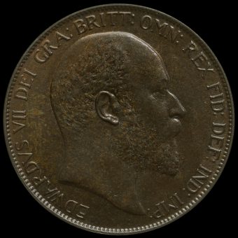 1905 Edward VII Penny Obverse