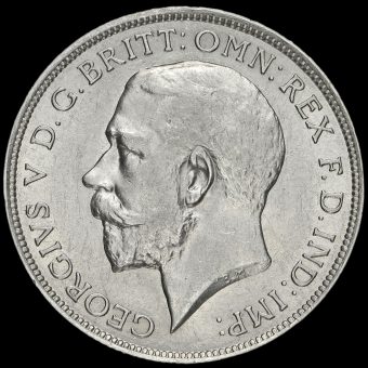 1914 George V Silver Florin Obverse