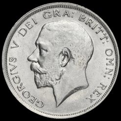 1919 George V Silver Half Crown Obverse