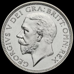 1927 George V Proof Silver Shilling Obverse