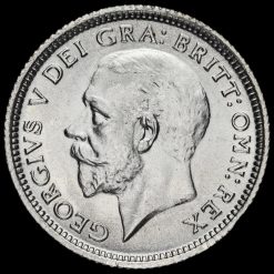 1927 George V Silver Sixpence Obverse