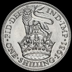 1931 George V Silver Shilling Reverse