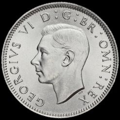 1945 George VI Silver Scottish Shilling Obverse