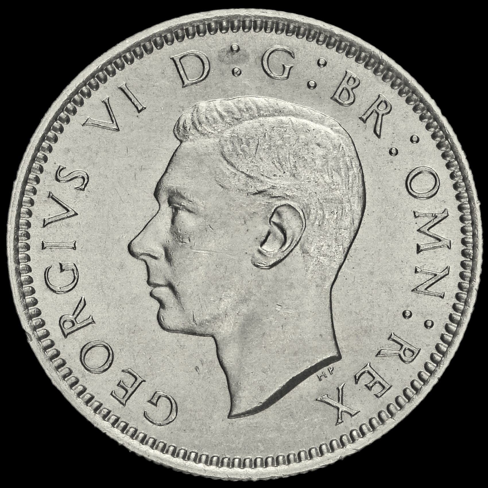 1952 VI Sixpence, Rare, A/UNC 1952 VI Sixpence, Rare, A/UNC