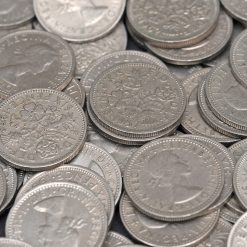 100 x Queen Elizabeth II Sixpences