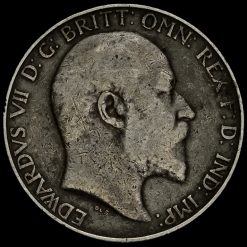 1905 Edward VII Silver Florin Obverse