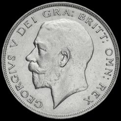 1923 George V Silver Half Crown Obverse