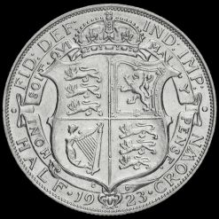 1923 George V Silver Half Crown Reverse