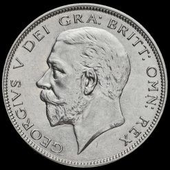 1931 George V Silver Half Crown Obverse