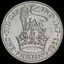 1933 George V Silver Shilling Reverse