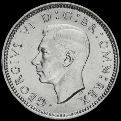 1937 George VI Silver Sixpence Obverse