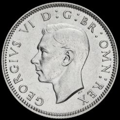 1939 George VI Silver English Shilling Obverse