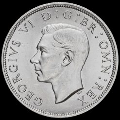 1939 George VI Silver Half Crown Obverse