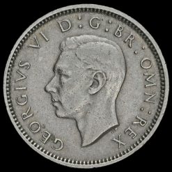1952 George VI Sixpence Obverse
