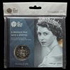 2018 Queen Elizabeth II Coronation Sapphire Anniversary £5 Coin Obverse