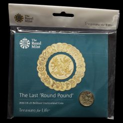 2016 Elizabeth II Royal Mint The Last Round Pound Coin Obverse