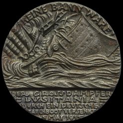 Lusitania Medal Obverse