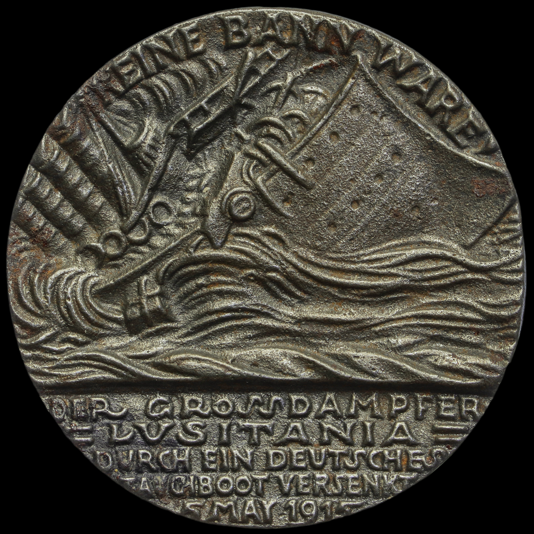 Lusitania Medal Obverse