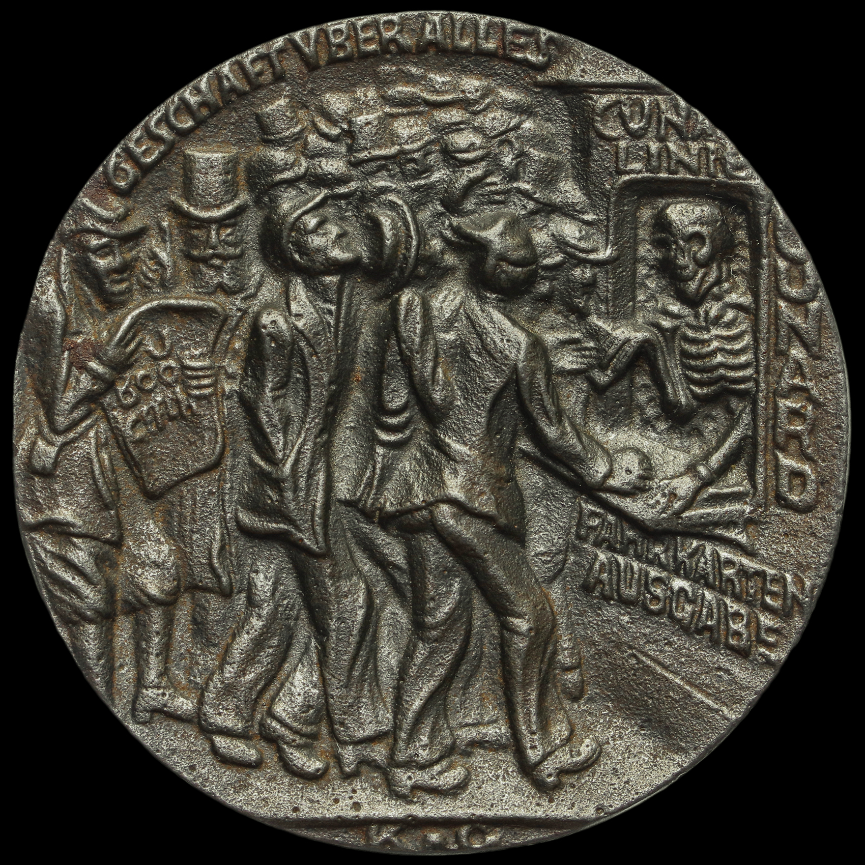 Lusitania Medal Reverse